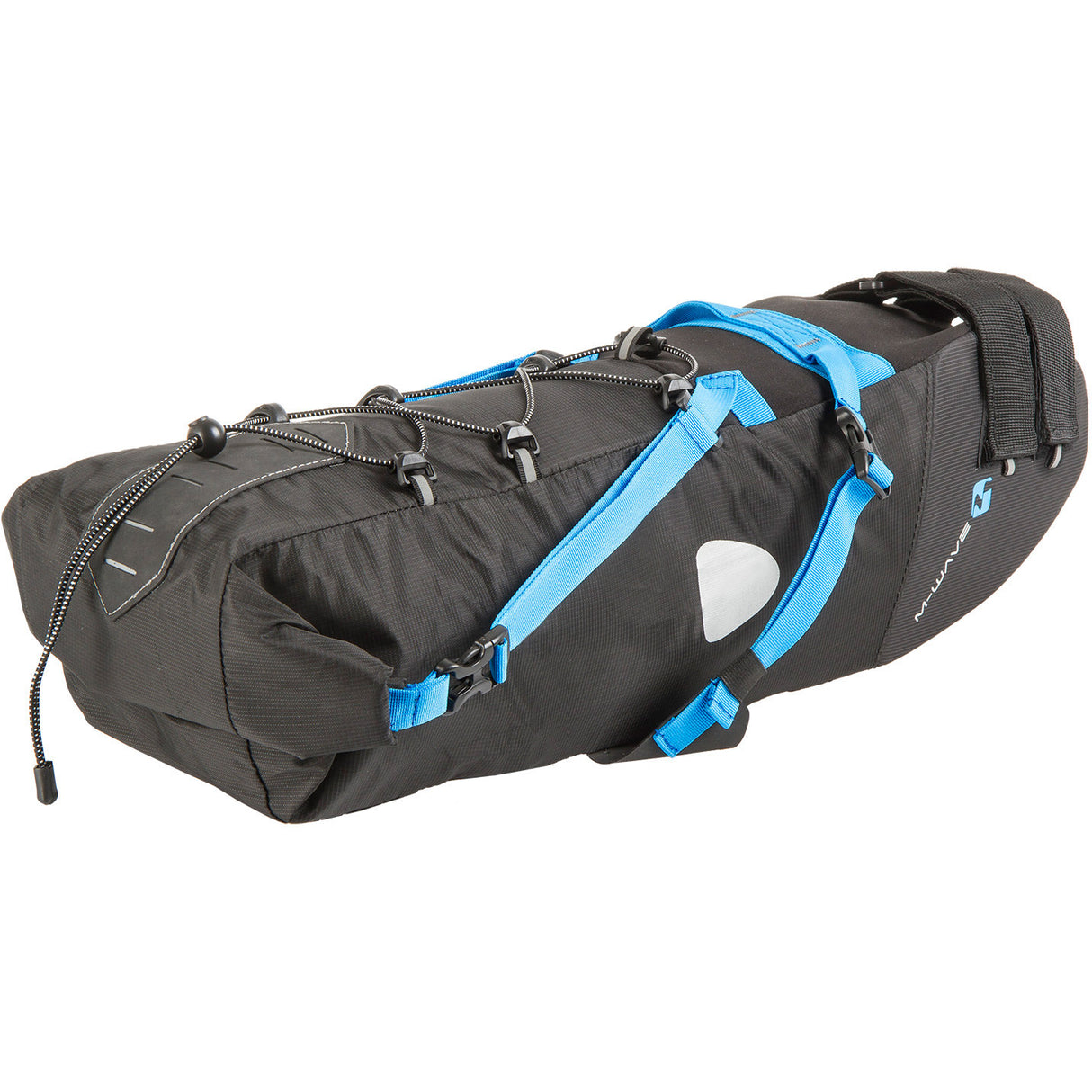 M-Wave Zadeltas BP 11 liter PVC zwart