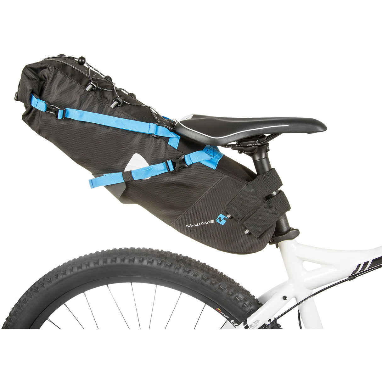 M-Wave Zadeltas BP 11 liter PVC zwart