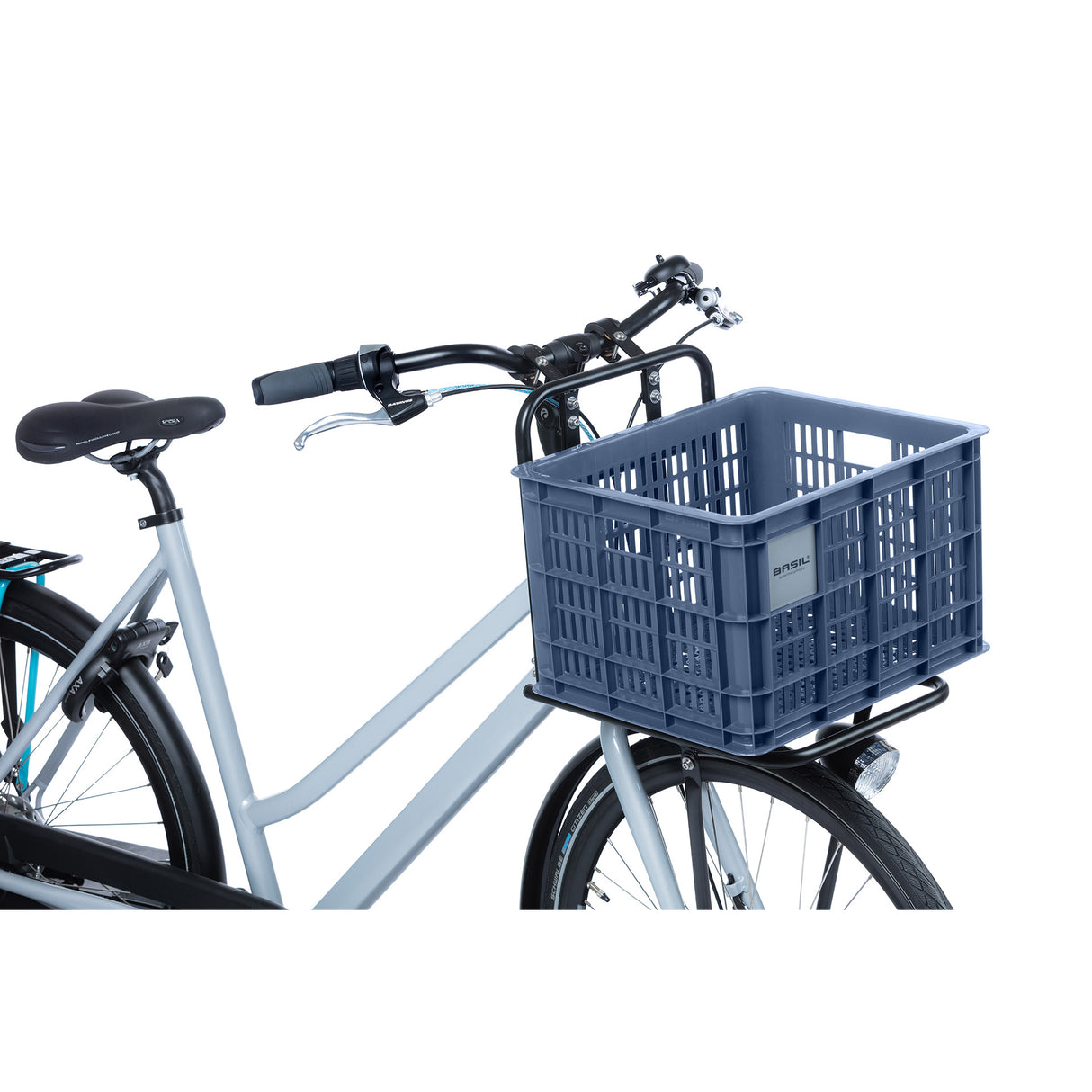 Basil fietskrat M - medium - 29.5 liter - blauw