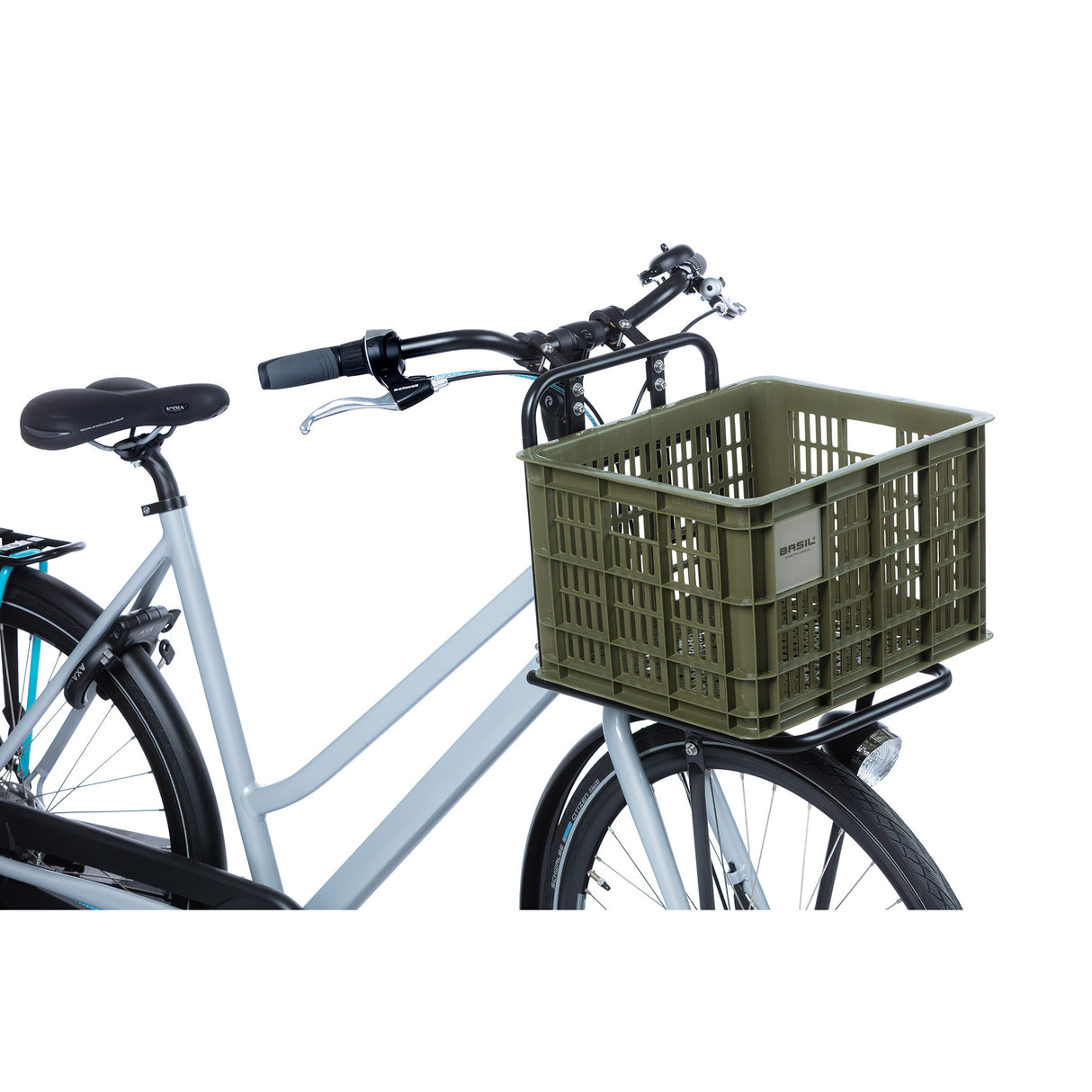 Basil fietskrat M - medium - 29.5 liter - groen