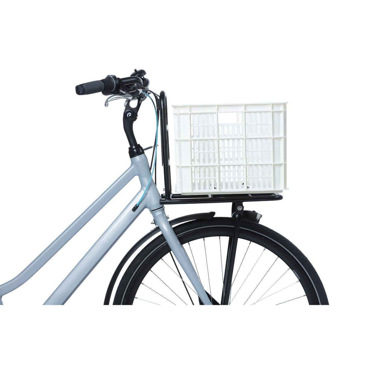 Basil fietskrat L - groot - 40 liter - wit