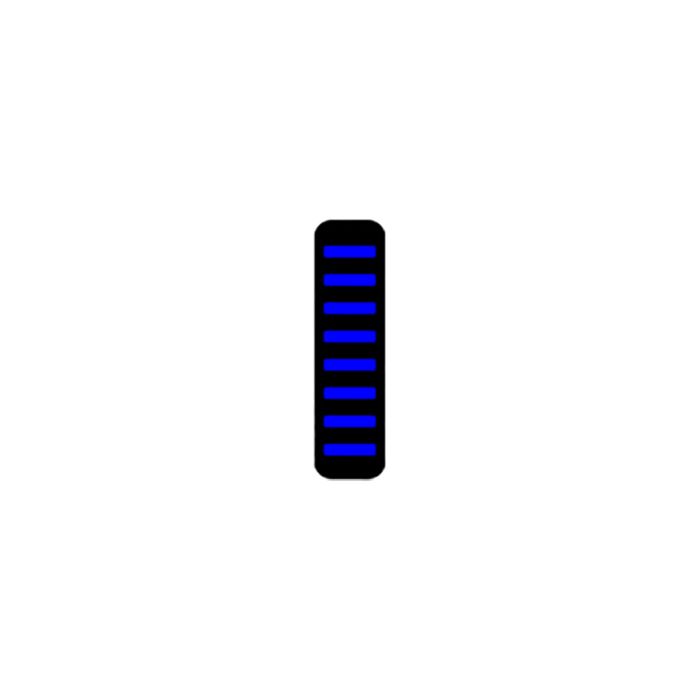 Rrp proguard cable tie - front - sticker - mini - blue