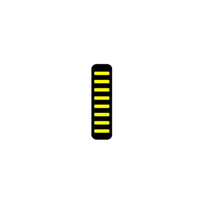Rrp proguard cable tie - front - sticker - standard - yellow