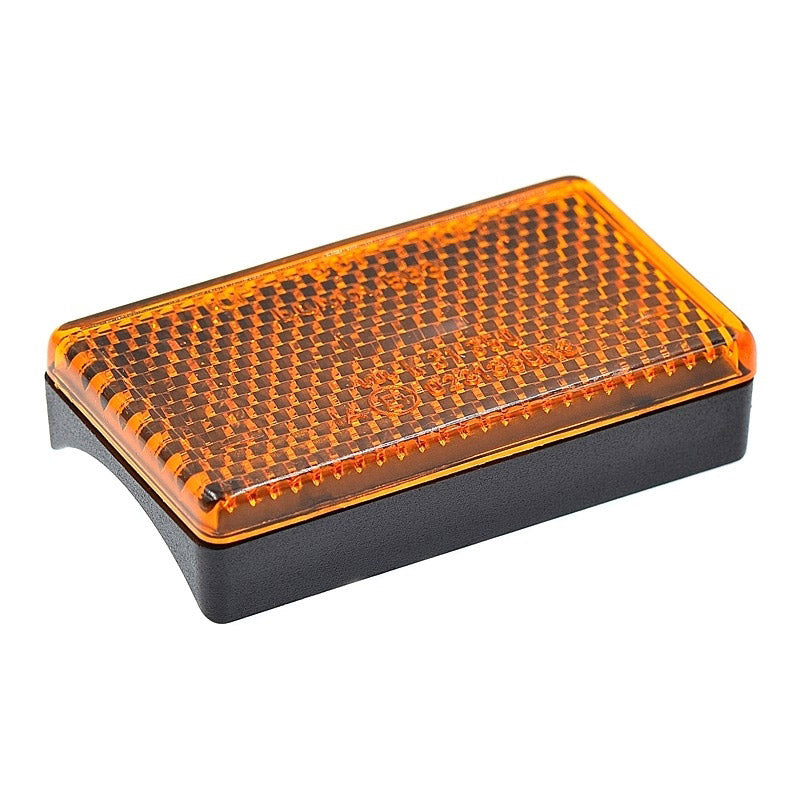 Busch muller bumm reflector rechthoek zelfklevend oranje fietsbuis