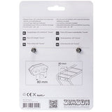 Simson batterij bagagedrager achterlicht tunnel 3 led auto