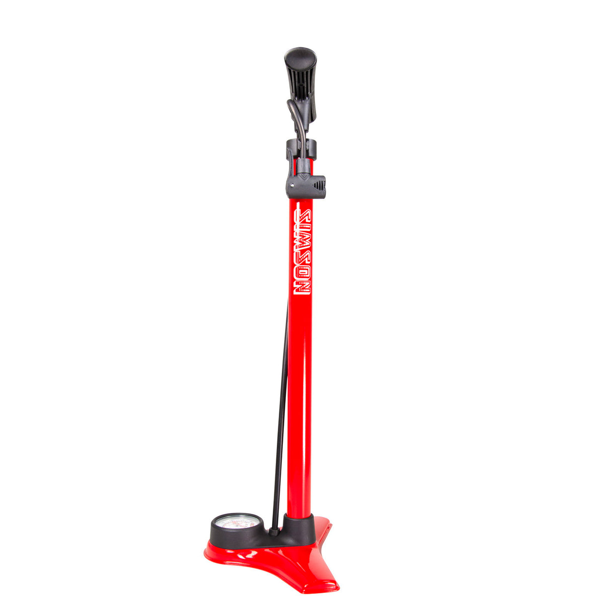 fietspomp Excellent hogedruk 60 cm rood