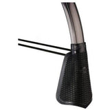 Spatlap Classic ombuig 21 x 19 cm zwart