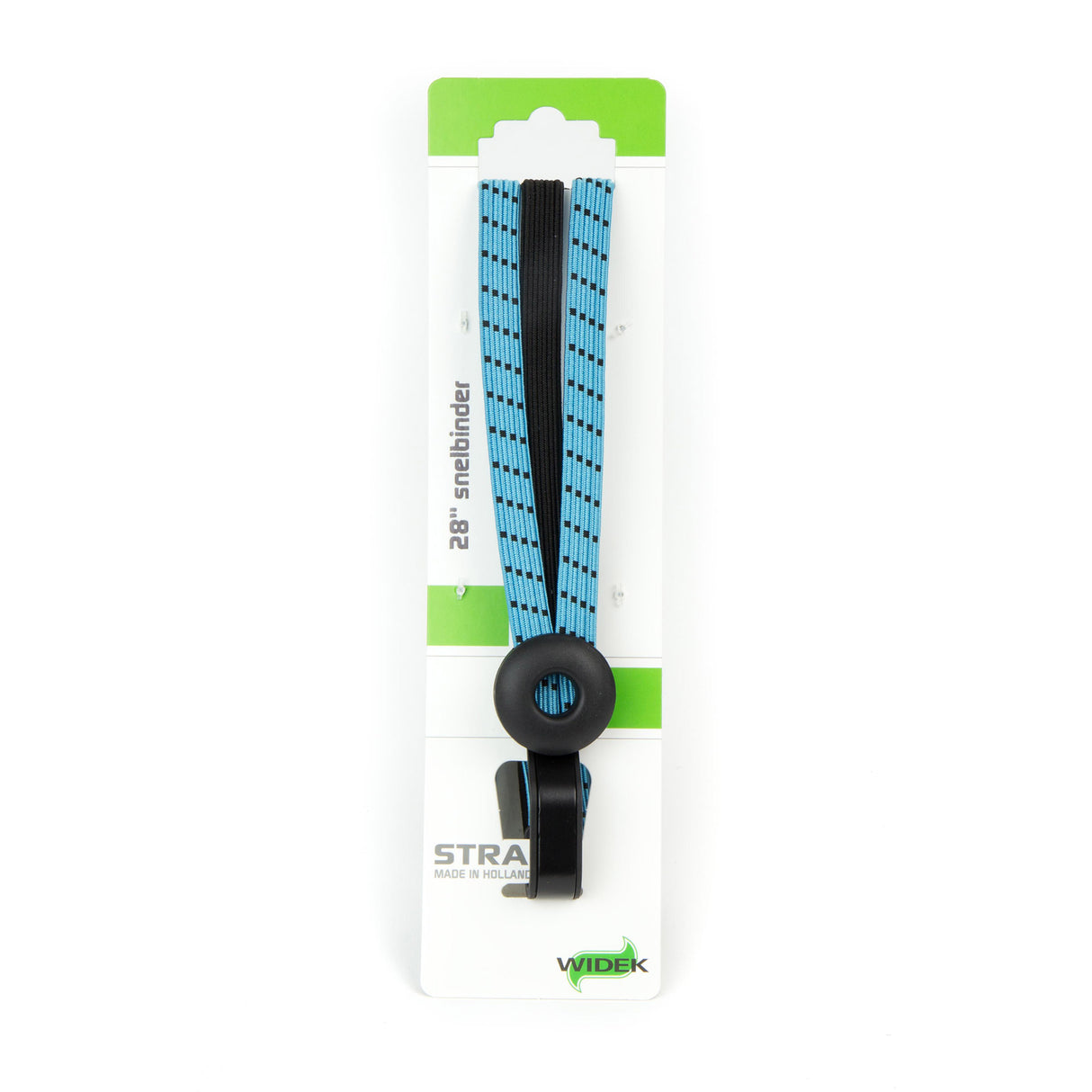 Qibbel widek triobinder eye met haak 3x12mm zwart babyblauw