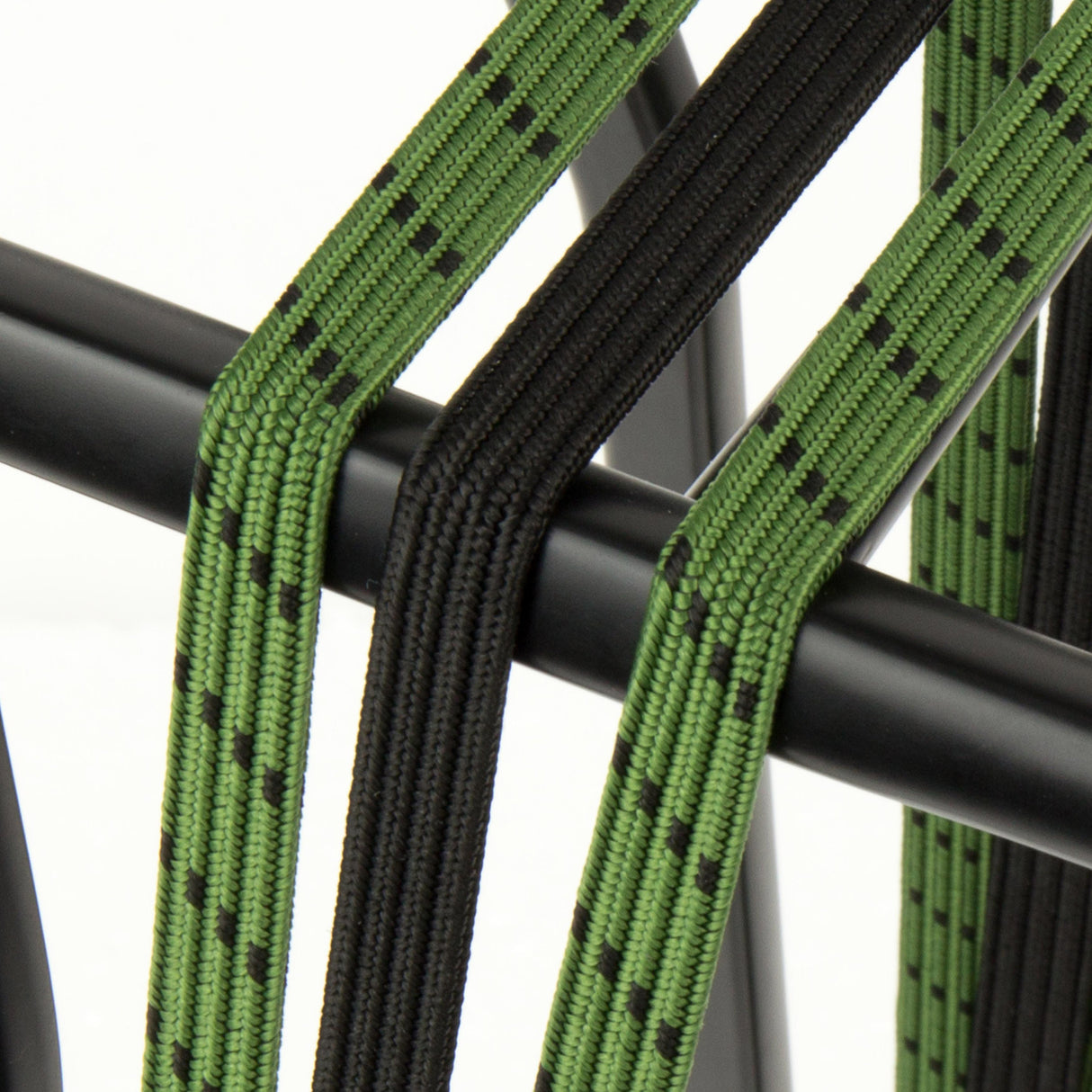Qibbel widek triobinder eye met haak 3x12mm zwart olijfgroen