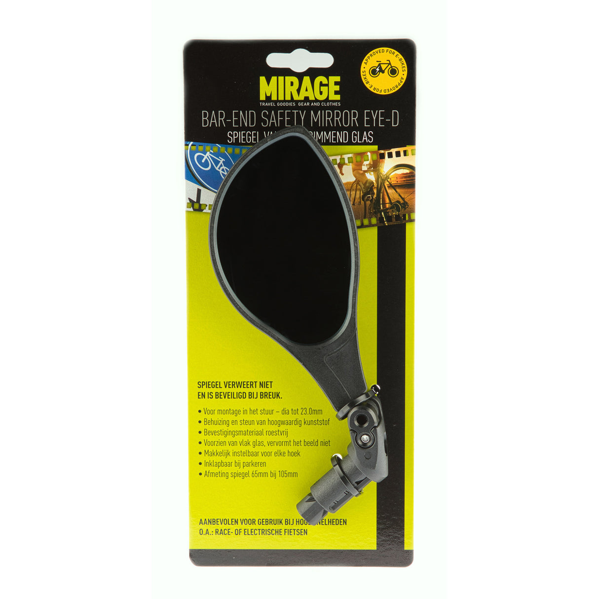 Mirage Spiegel Eye-D Met Plug Voor In Barend