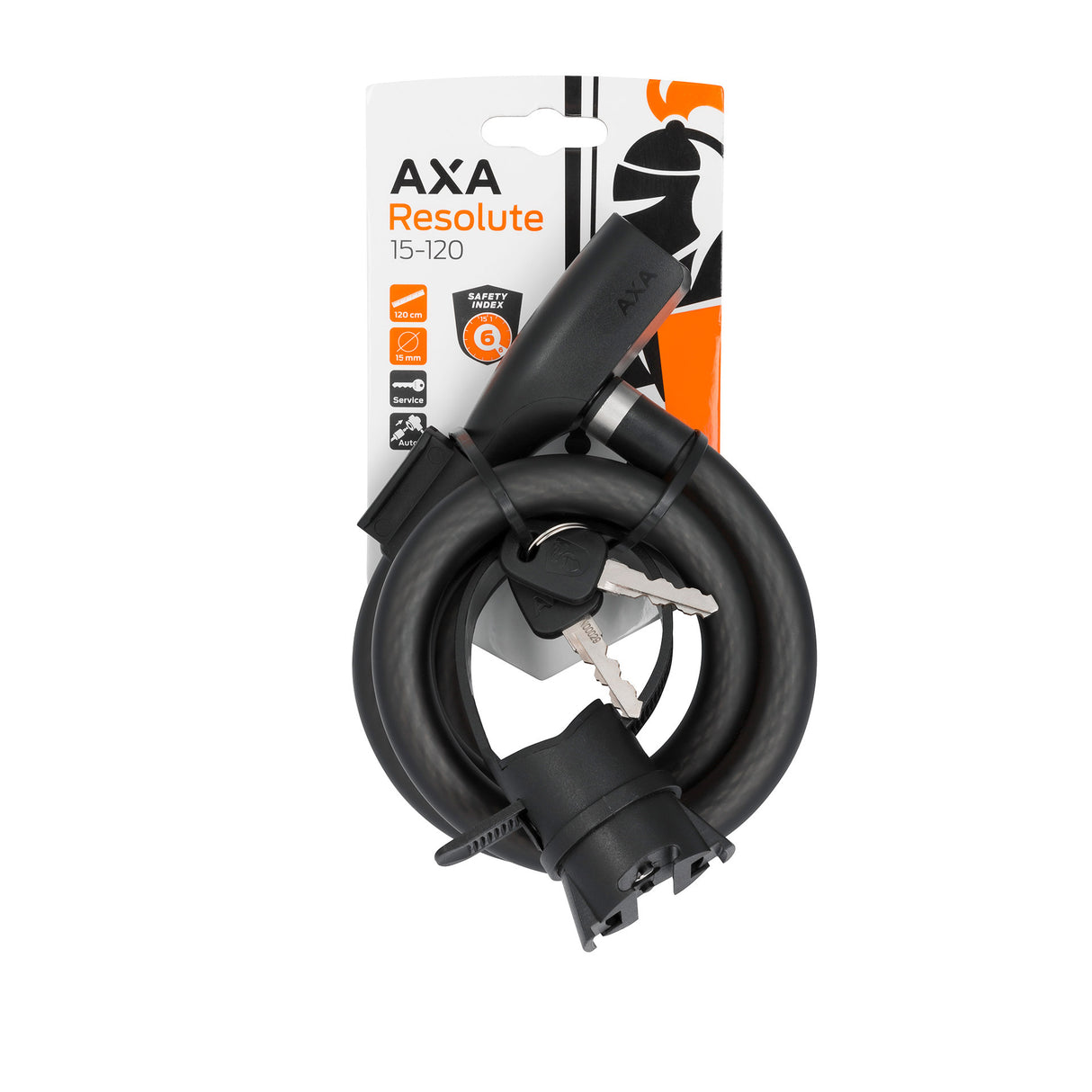 Slot AXA kabelslot Resolute 120cm - Ø15mm