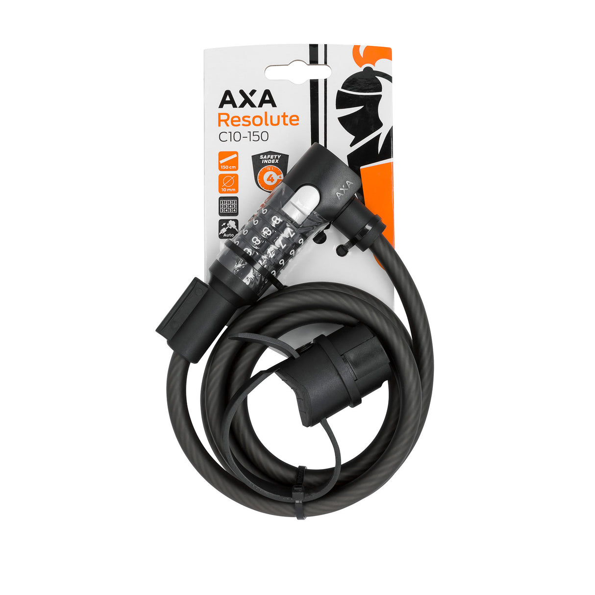 Slot AXA kabelslot Resolute 150 10 code