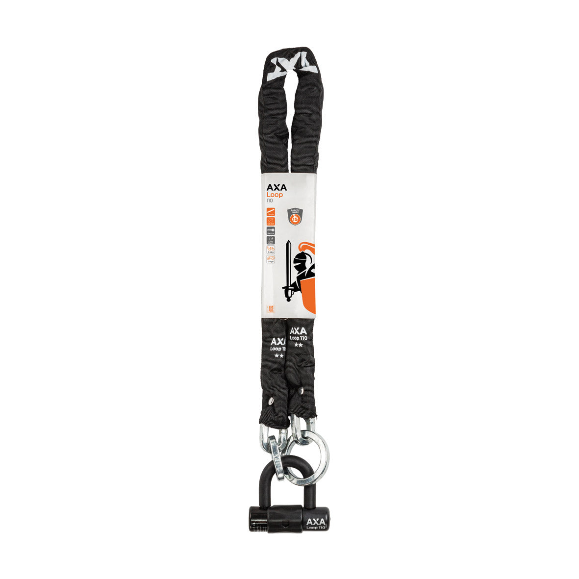 Slotketting AXA Disc Lock Loop 110 Art** Zwart