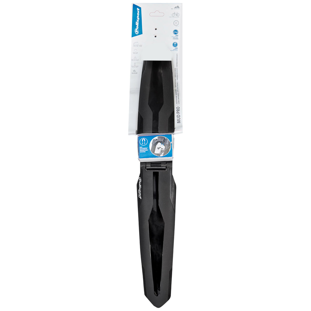 Polisport Voorspatbord Mud Mudguard Zwart