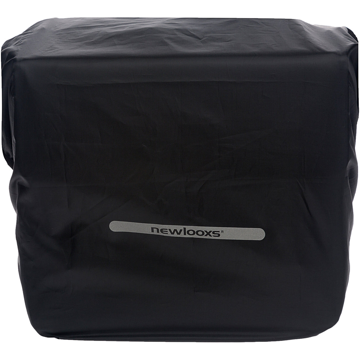New Looxs Regenhoes Dubbel - Zwarte Waterdichte Polyester Fietstas - Reflectie - 40x97 cm