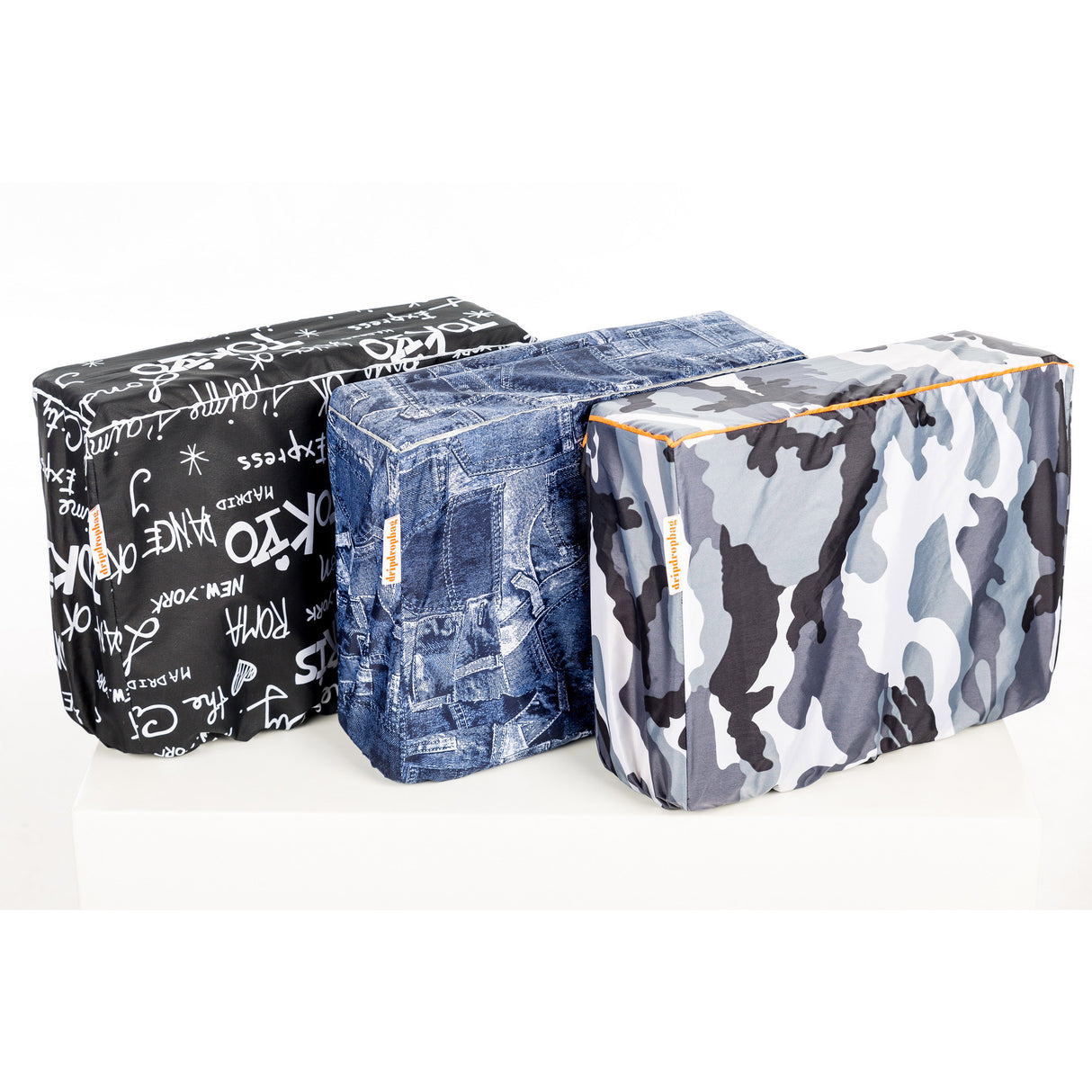 Dripdropbag shoulderbag cover pakaftas regenhoes jeans