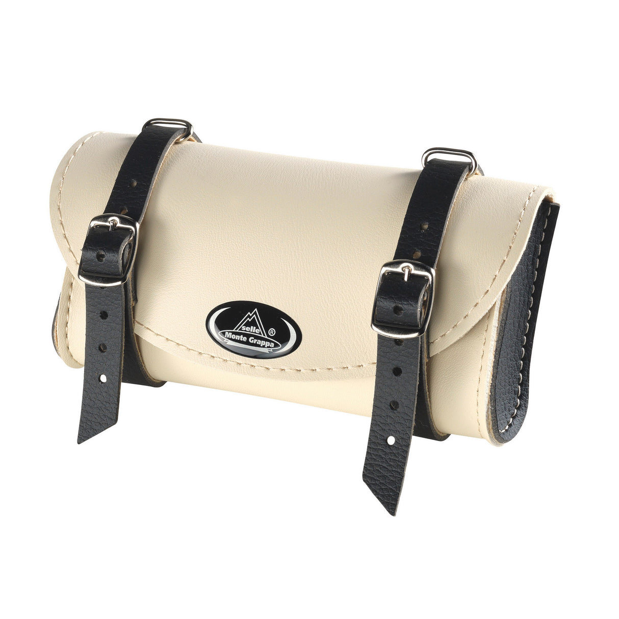 Selle monte grappa monte grappa zadeltas fashion skay cream zwart