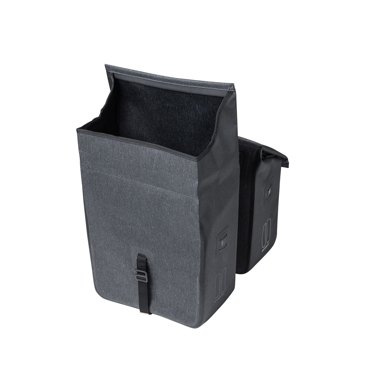 Basil Urban Dry Dubbele Fietstas - Grijs, 50L