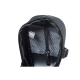 Basil Mada Zadeltas - Compact, zwart, 1L, klittenband, fietsaccessoire
