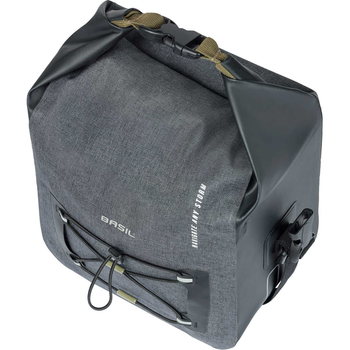 Basil Navigator Storm Stuurtas - sportieve fietsstuurtas, waterdicht, zwart