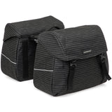 Joli Dubbele Fietstas - MIK Adapter - Waterafstotend - Nomi Black