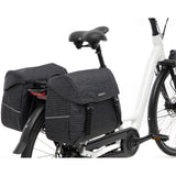 Joli Dubbele Fietstas - MIK Adapter - Waterafstotend - Nomi Black