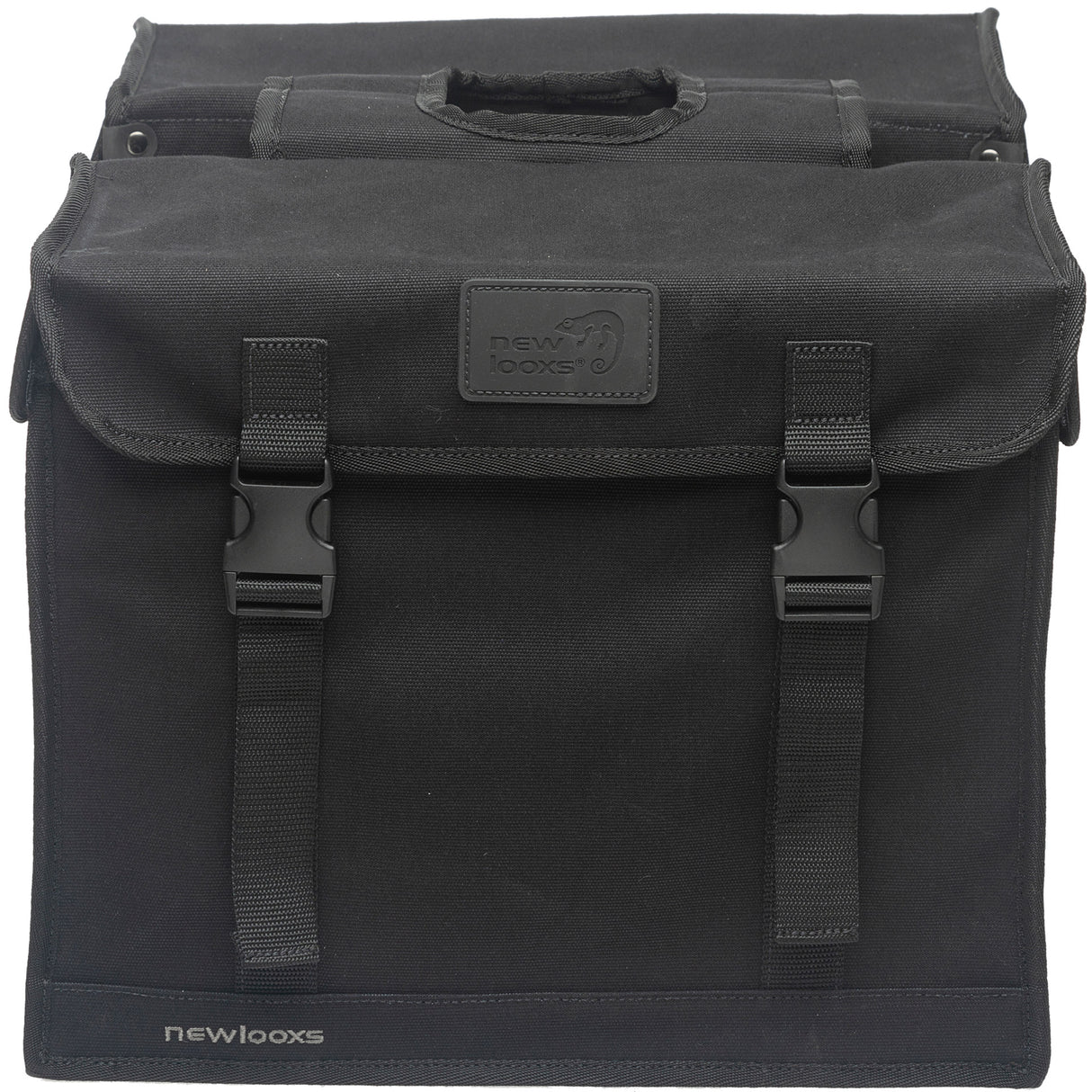 New Looxs Dubbele Fietstas Deluxe - Zwart, 46L, Waterdicht