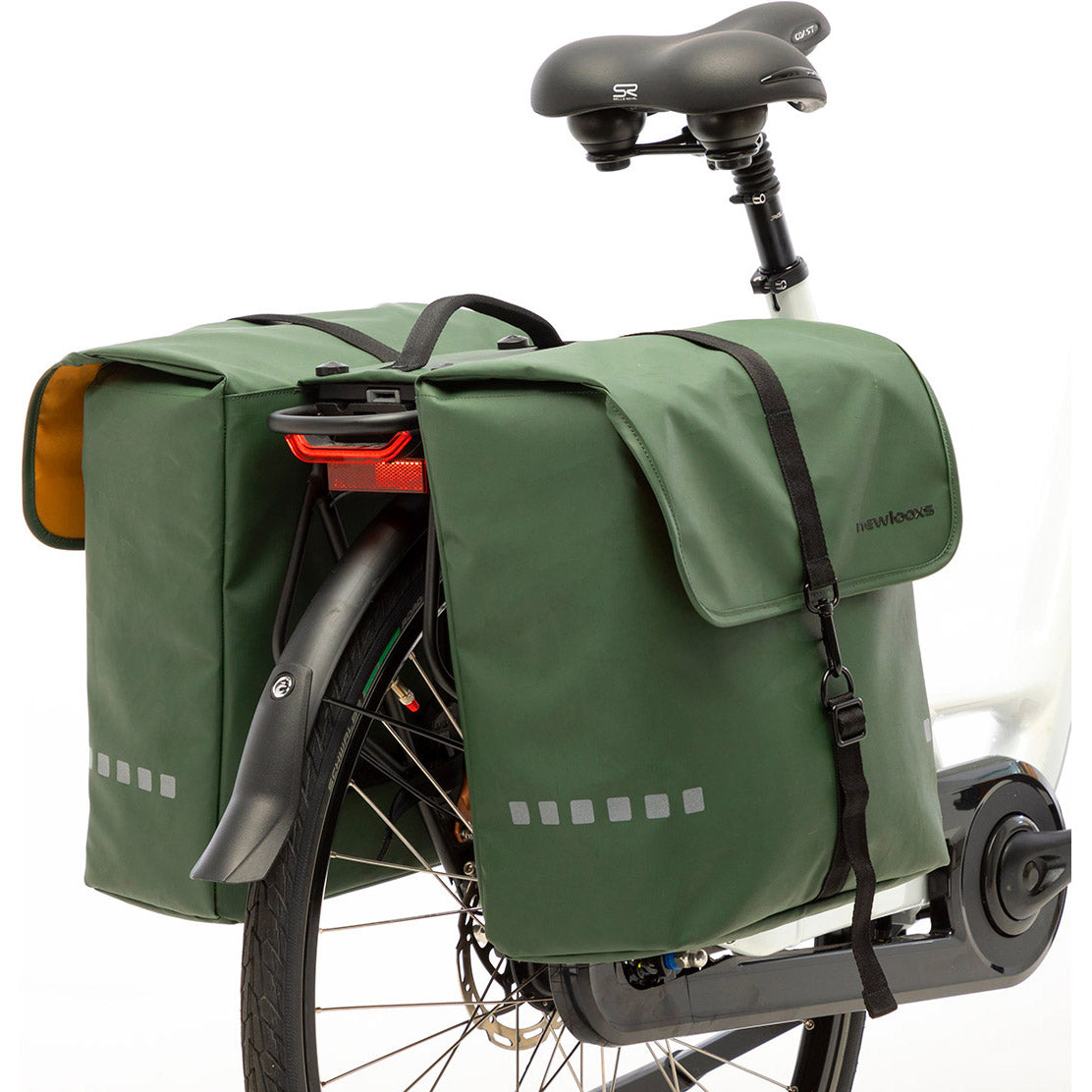 New Looxs Odense Dubbele Fietstas - Groen