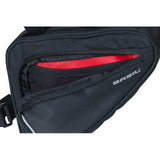 Basil Sport Design frametas M - zwarte fietstas - 1,7L - waterafstotend - klittenbandbevestiging