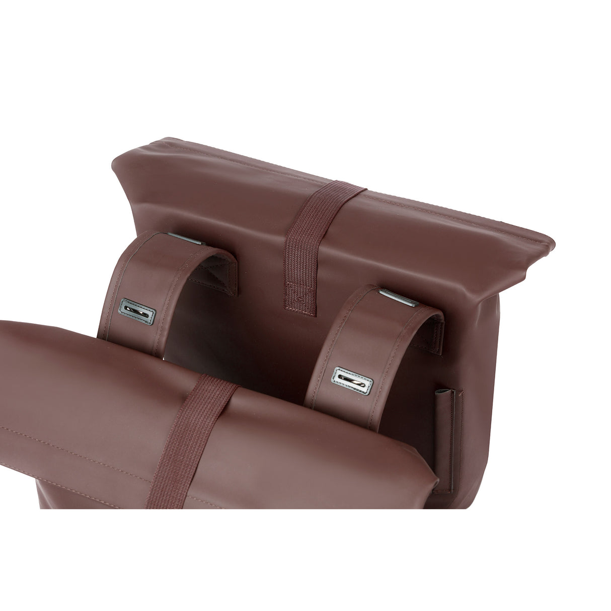 Basil Tas City Dubbel Vegan Leather | Roasted Brown