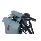 Basil Tas City Dubbel Vegan Leather | Graphite Blue