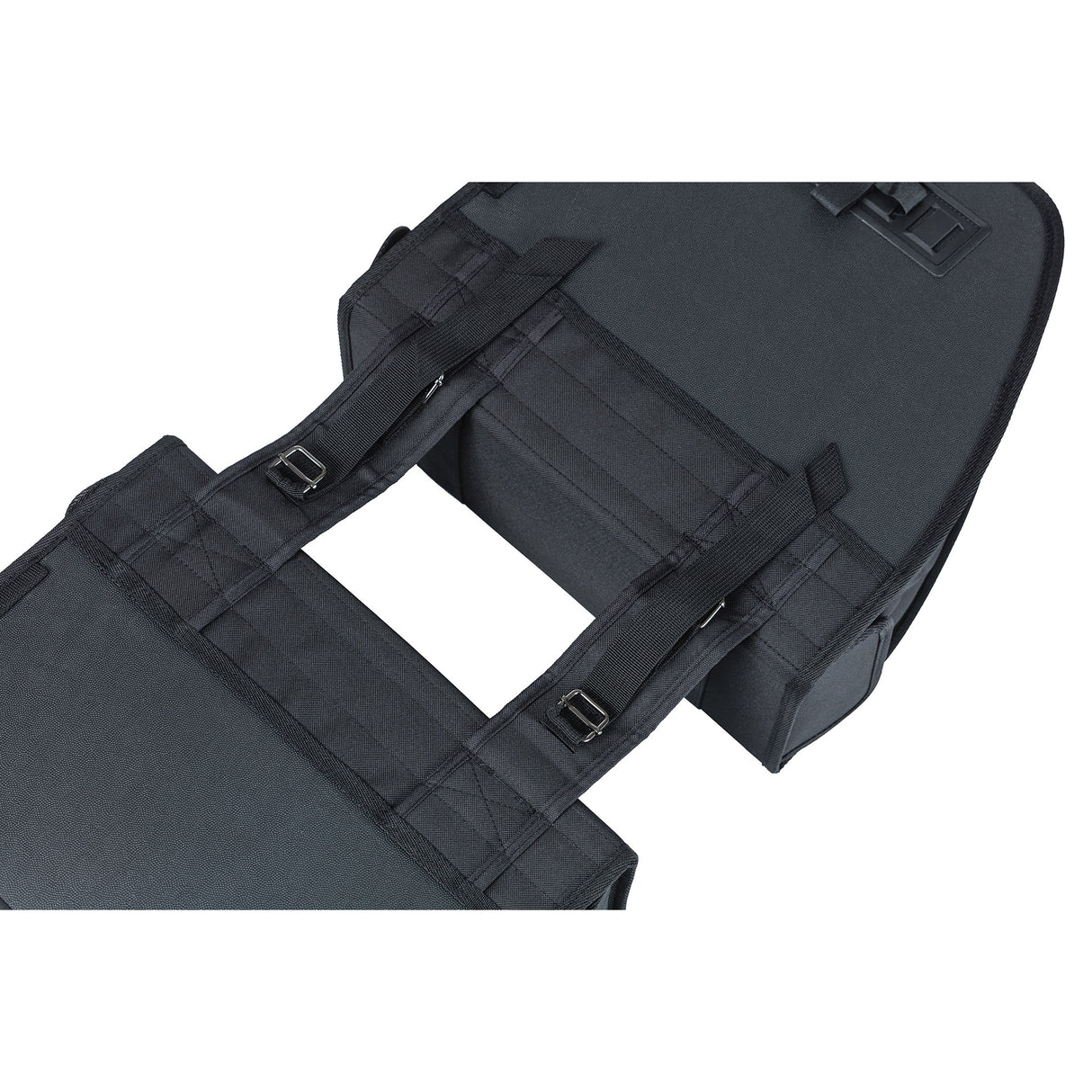 Basil Tour dubbele fietstas - waterafstotend - 28L - zwart