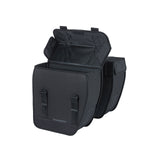 Basil Tour dubbele fietstas - waterafstotend - 28L - zwart