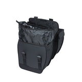 Basil Tour dubbele fietstas 35L zwart