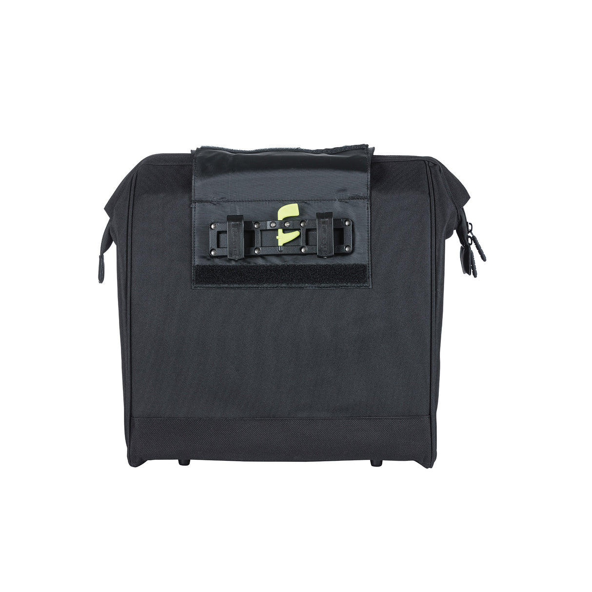 Basil Grand fietsshopper - zwarte waterafstotende tas voor elektrische fietsen, 23L