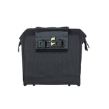 Basil Grand fietsshopper - zwarte waterafstotende tas voor elektrische fietsen, 23L