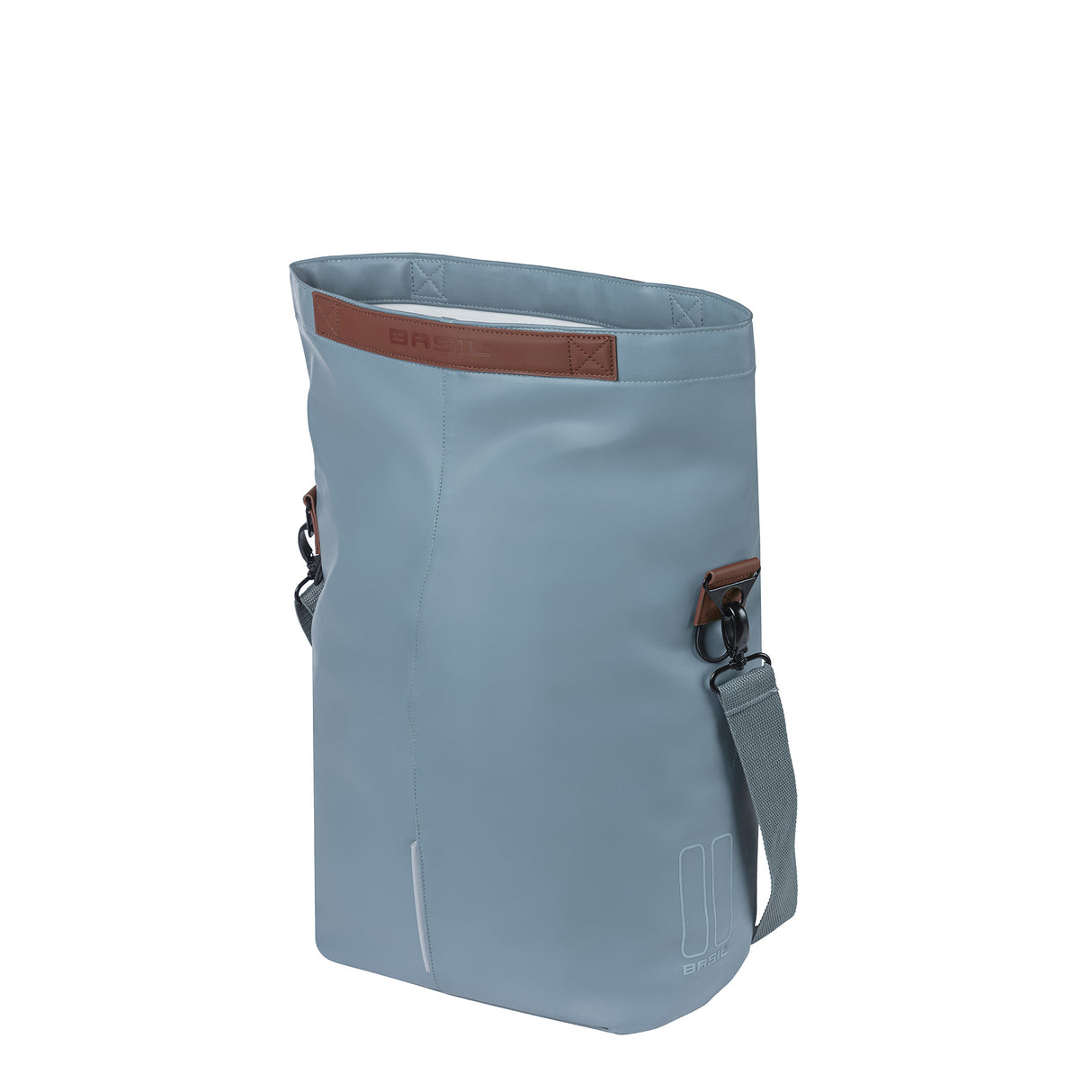 Basil City fietsshopper Vegan Leather 14-16L Graphite Blue
