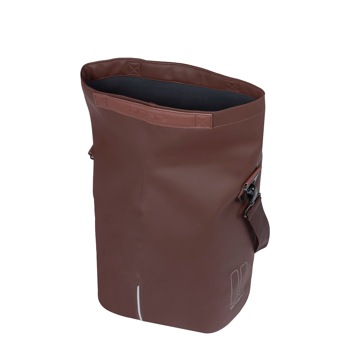 Basil City fietsshopper Vegan Leather, roasted brown