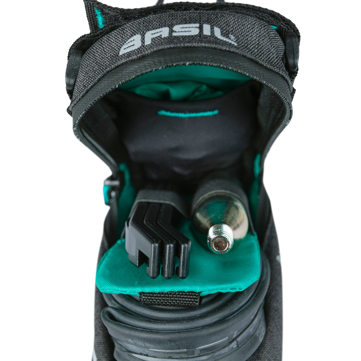 Basil Discovery 365D zadeltas S, zwart melee