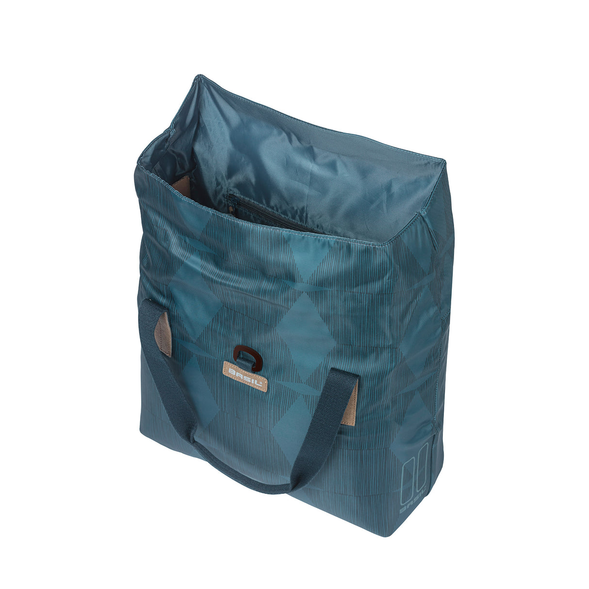 Basil Elegance fietsshopper, Choose Green, unisex, stadfiets, estate blue