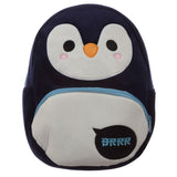 Adoramals pinguïn pluche rugzak