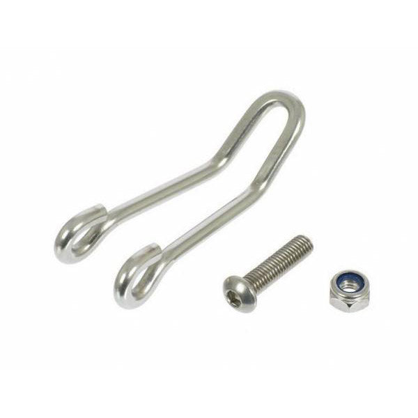 Busch muller bumm koplamphaak zilver RVS medium 45 18mm