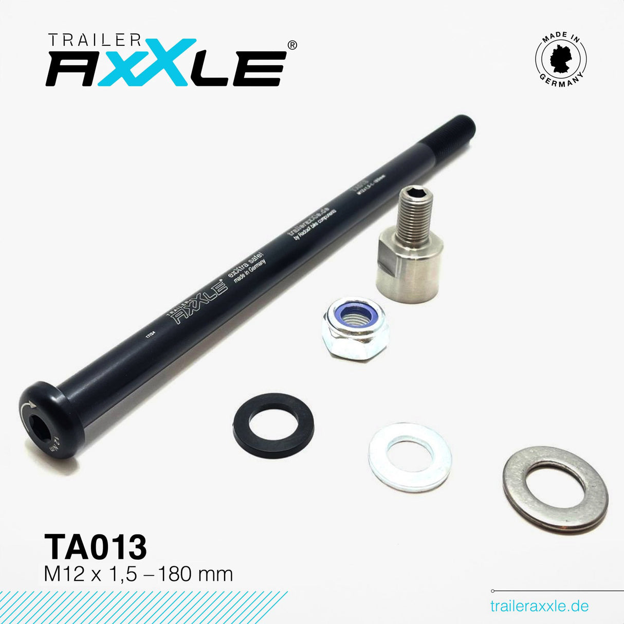 Bobike radoxx steekas voor trailer m12x1,5 180mm