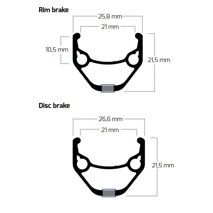 Bobike ryde velg zac 421 28 622 36g 14g cnc alu zwart