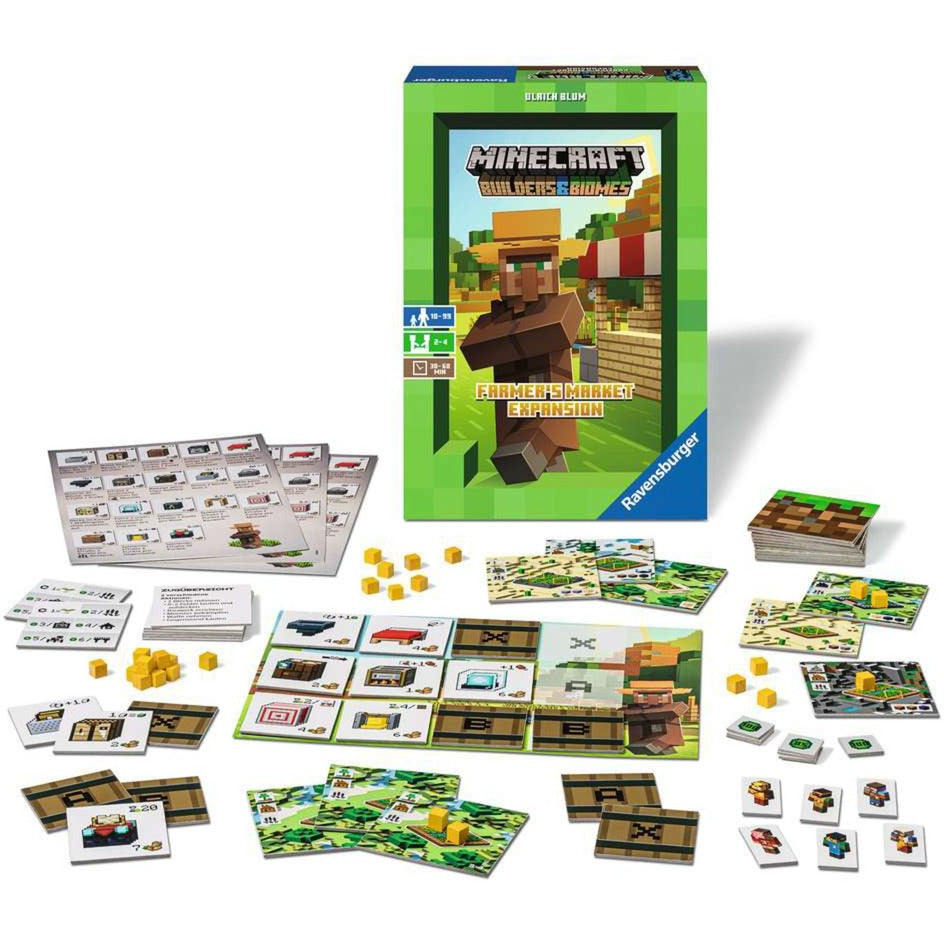 Ravensburger Minecraft Builders Biomes Farmers Market Expansi