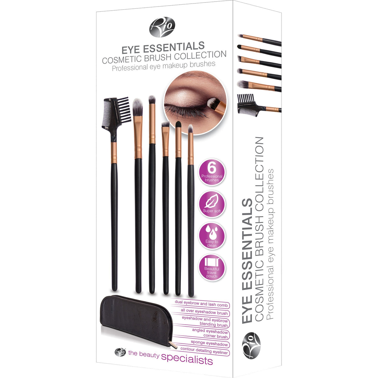 Rio Eye Essentials Cosmetic Brush Collection