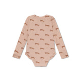 Roamer | beige meisjes uv badpak met lange mouwen