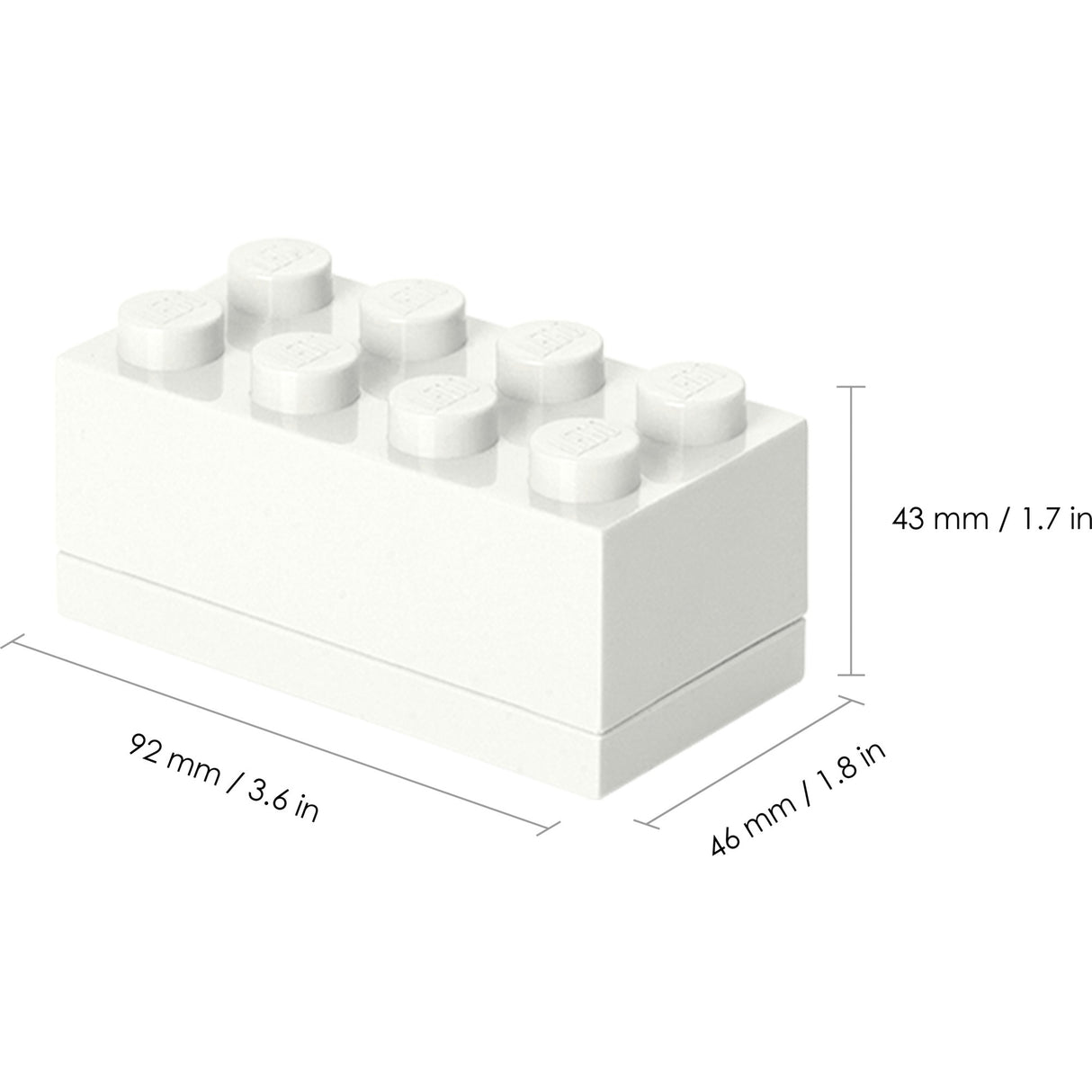 Room Copenhagen LEGO Mini Box 8 Wit