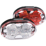 verlichtingsset batterij led zwart rood