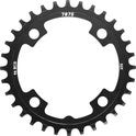 Sunrace blad 38t 4-arm 96 zwart narrow wide alu